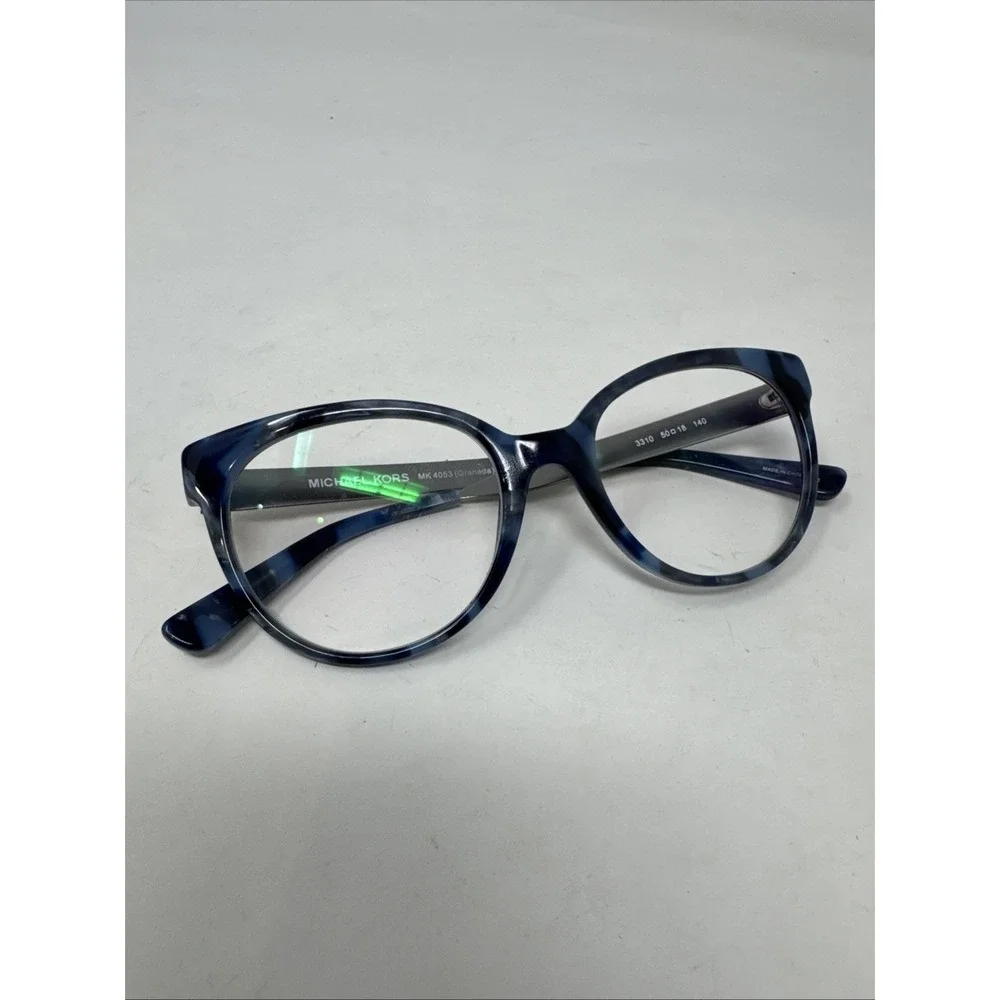 Michael Kors MK 4053 Granada 3310 Blue Horn Silver‎ Frames Only 50-18-140